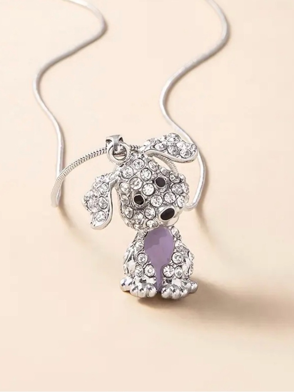Stylish Elegant Puppy Necklace. - Picture 4 of 7